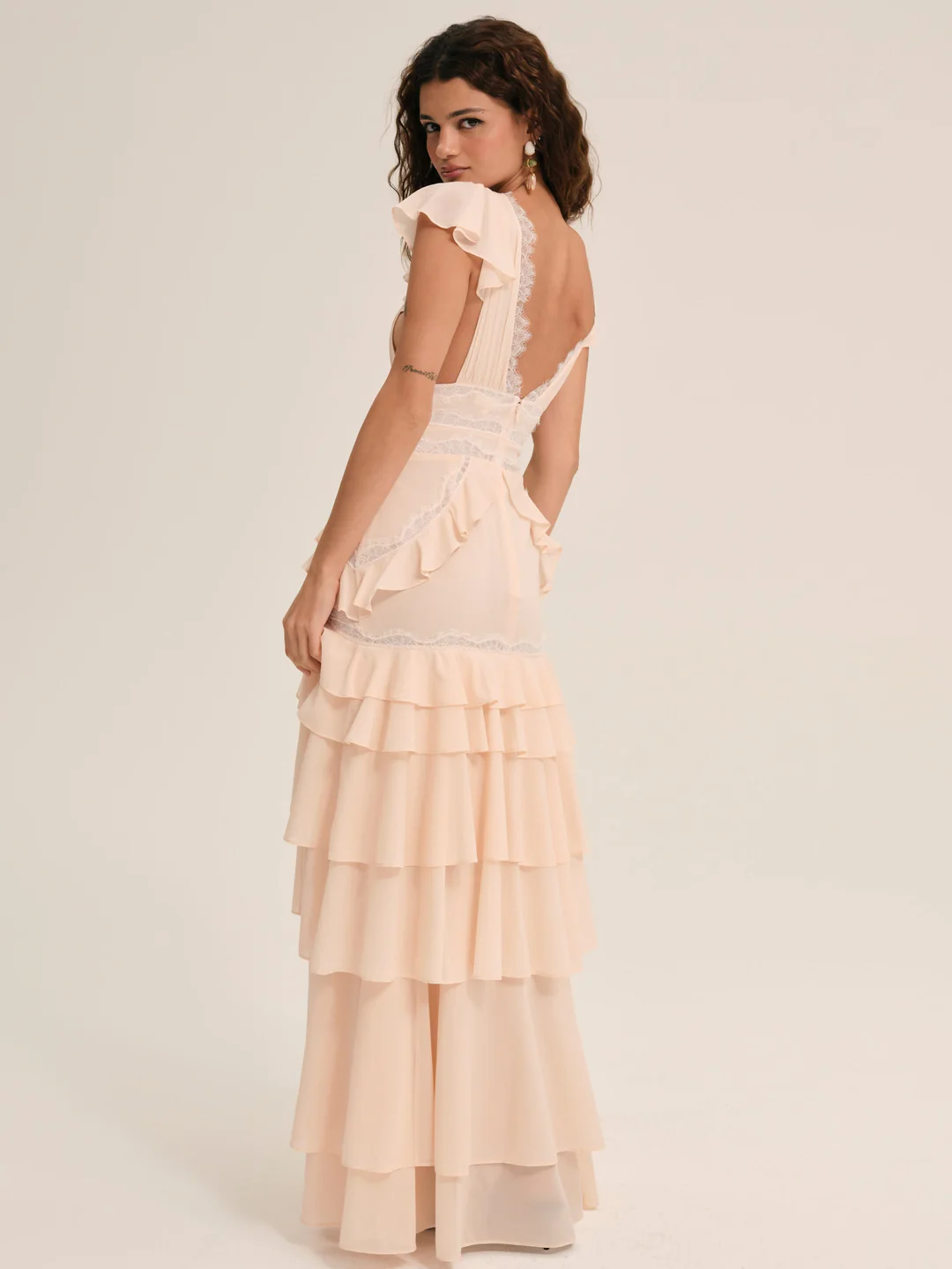 Adriana Gown — Peach 3 Adriana Gown — Peach