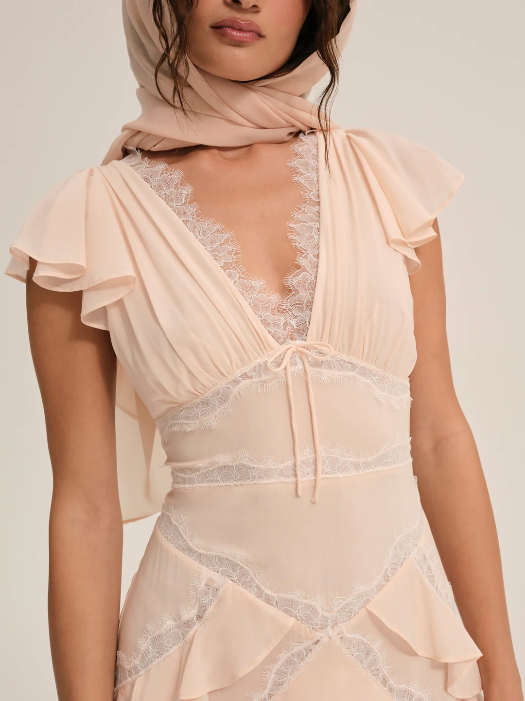 Adriana Gown — Peach 4 Adriana Gown — Peach