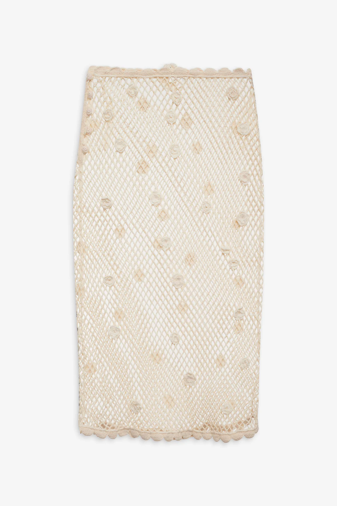 Betty Bouquet Knit Midi Skirt — Cream 6 Betty Bouquet Knit Midi Skirt — Cream