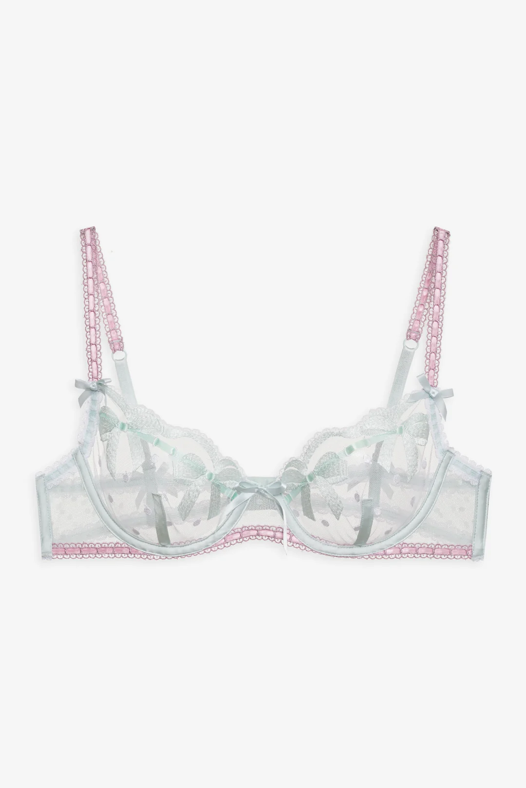 Billie Bow Underwire Bra — Mint 5 Billie Bow Underwire Bra — Mint