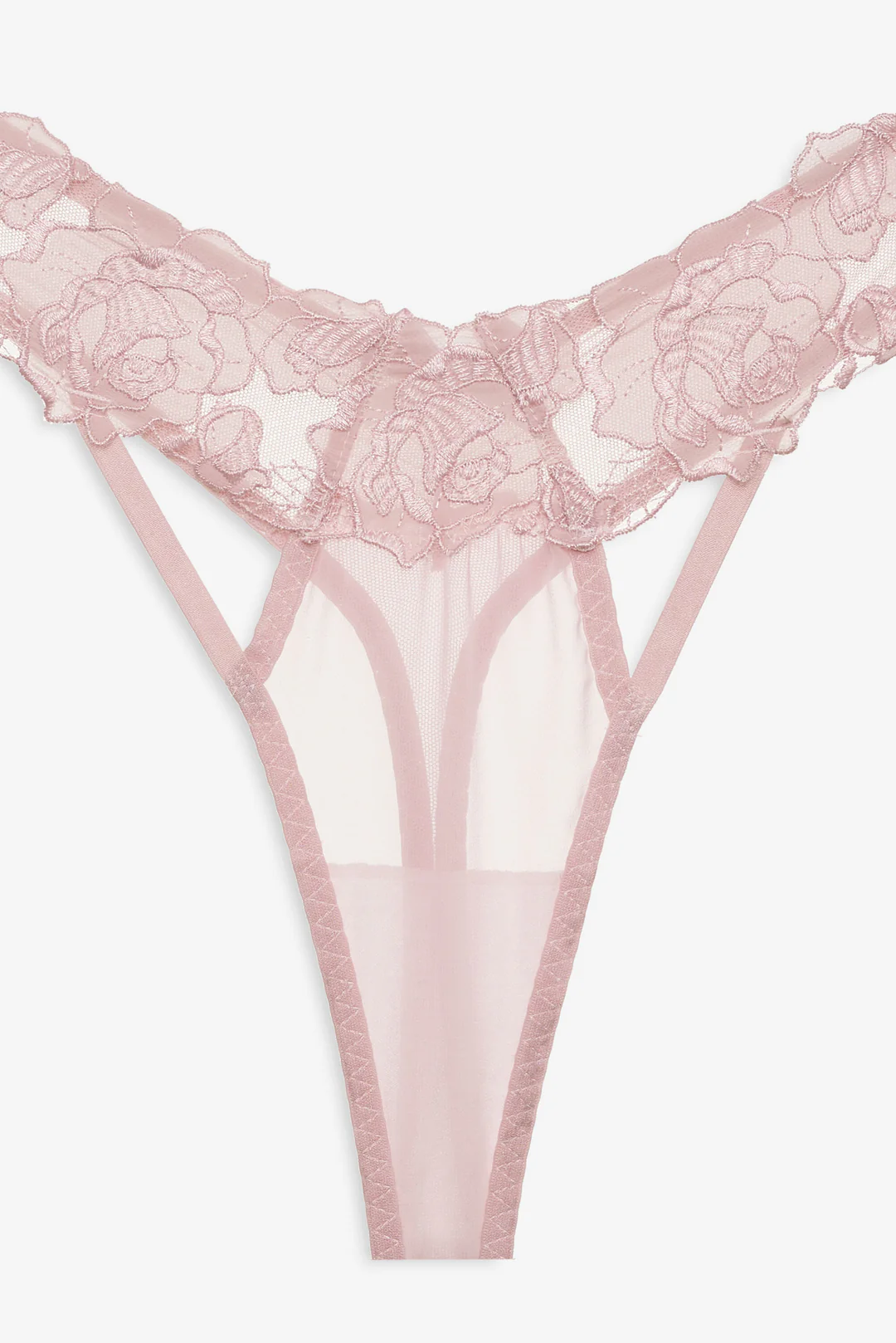 Blissful Blooms Thong Panty — Pink 5 Blissful Blooms Thong Panty — Pink