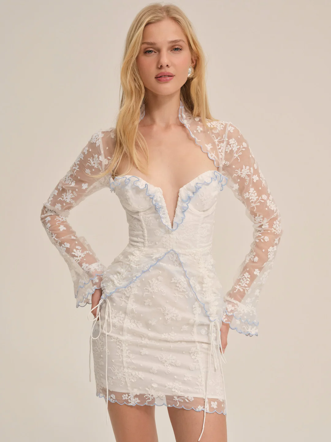 Bluebell Mini Dress — White