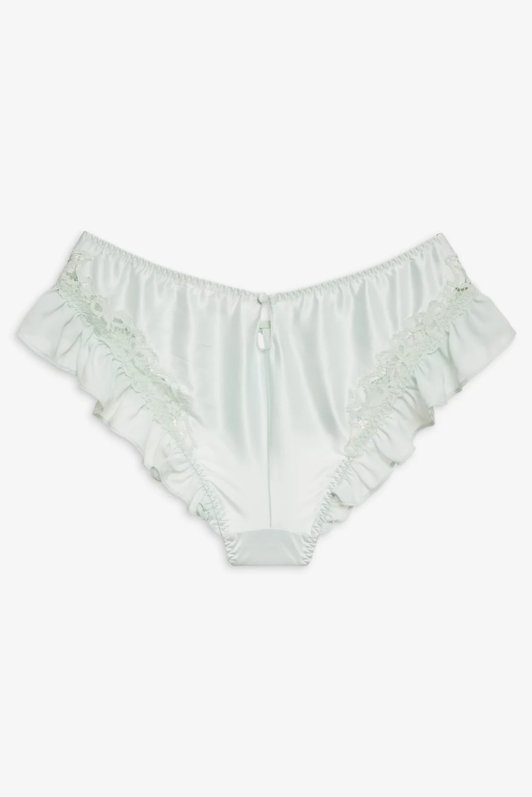 Butterfly Lace Ruffle Panty — Mint