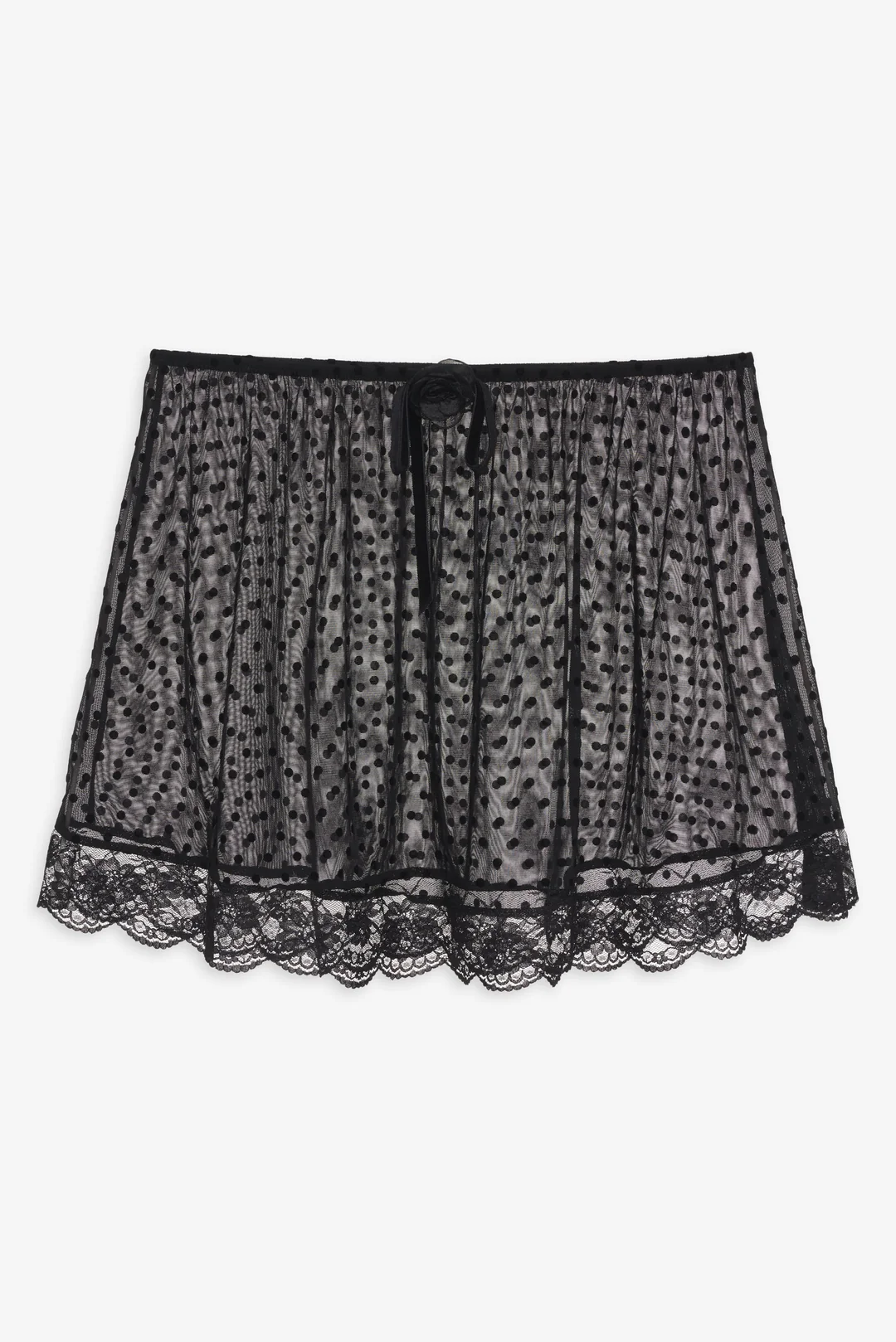 Caprice Slip Skirt — Black