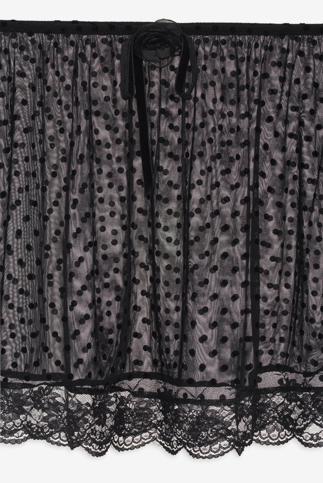 Caprice Slip Skirt — Black