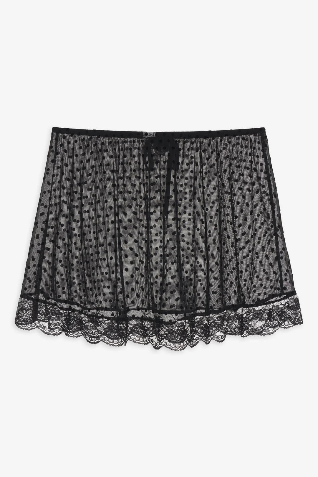 Caprice Slip Skirt — Black
