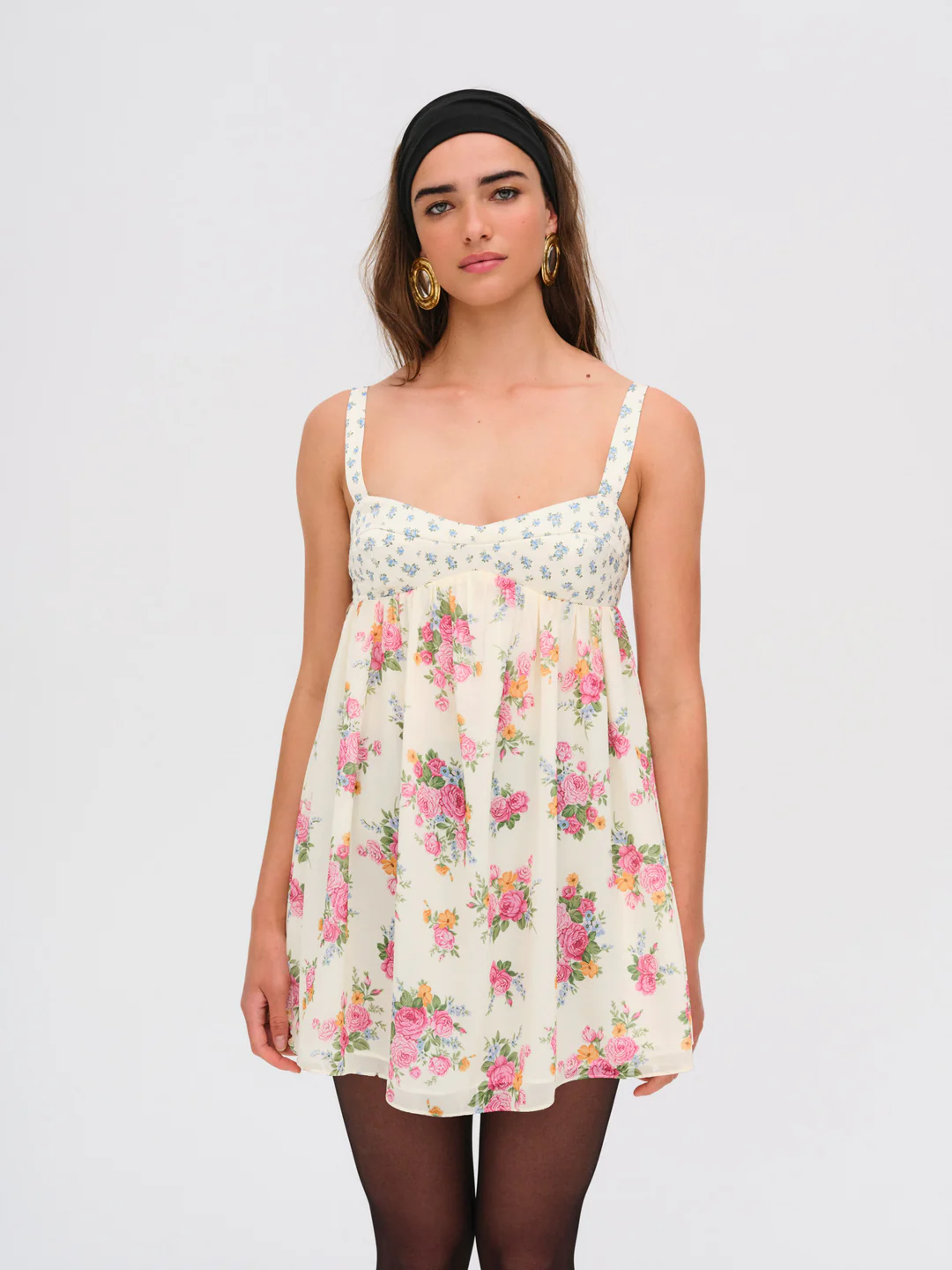 Amandine Mini Dress — Pink