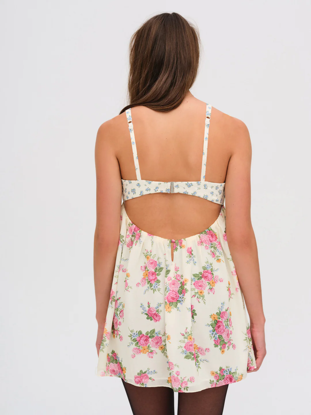 Amandine Mini Dress — Pink