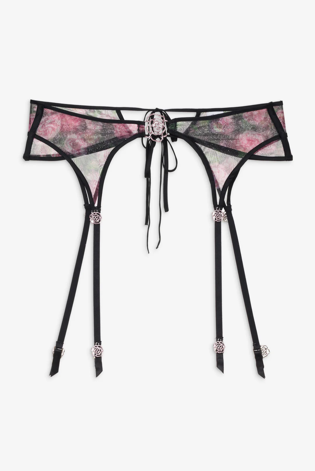 Ciara Garter Belt — Black