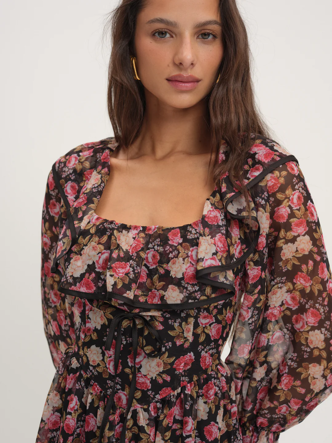 Amara Mini Dress — Black