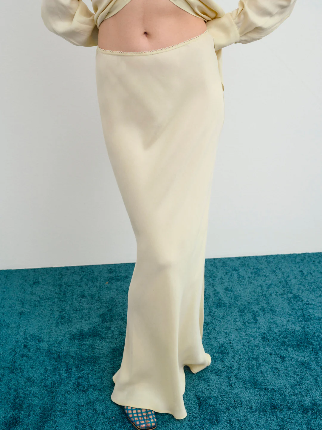 Clarabell Maxi Skirt — Yellow