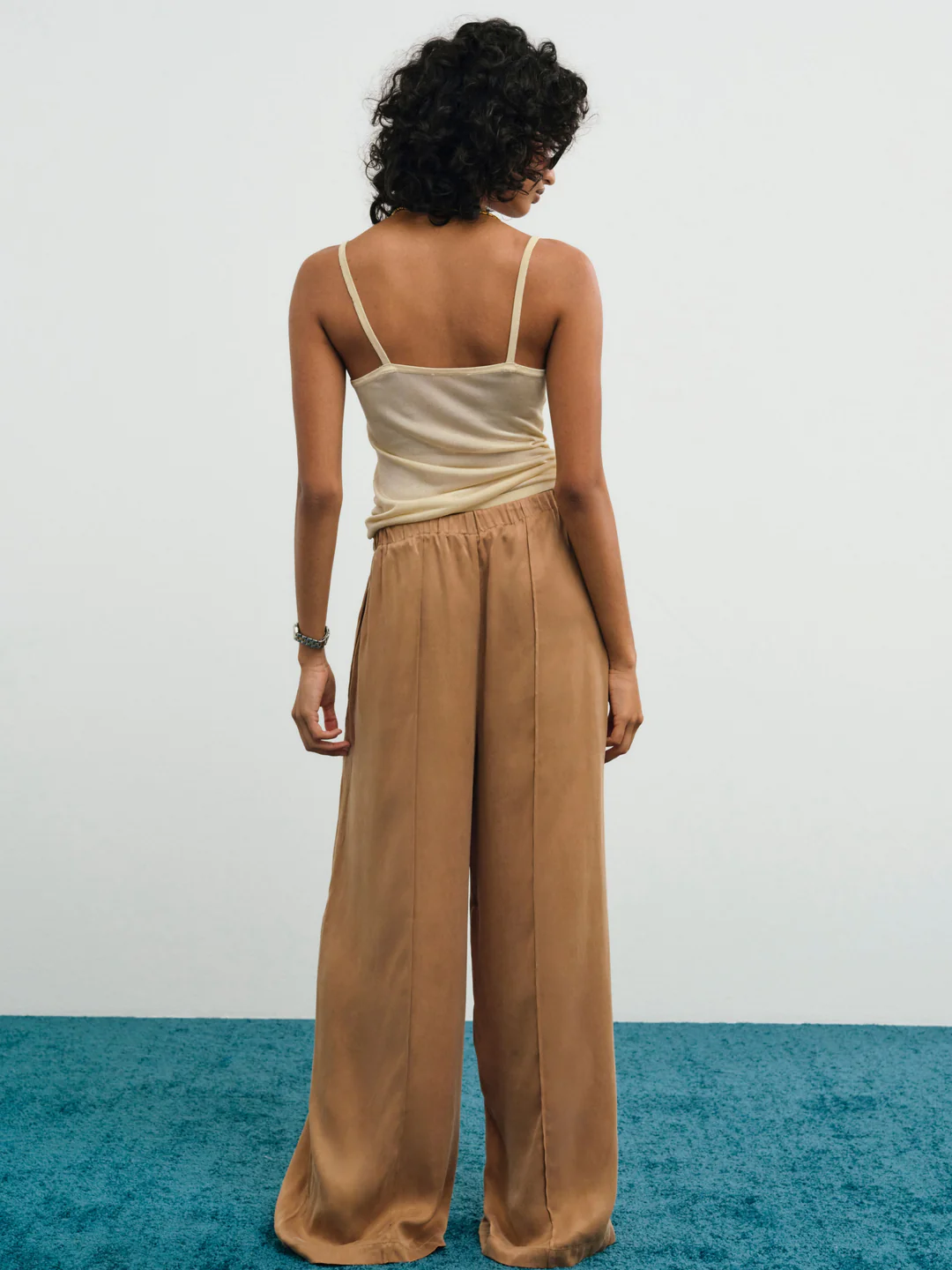 Clarabell Wide-Leg Pant — CAMEL 3 Clarabell Wide-Leg Pant — CAMEL
