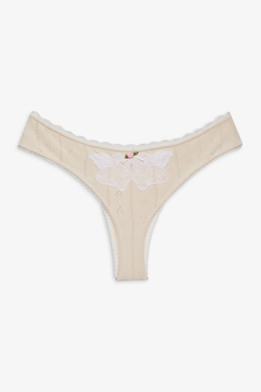 Angelina Knit Panty — Cream 3 Angelina Knit Panty — Cream