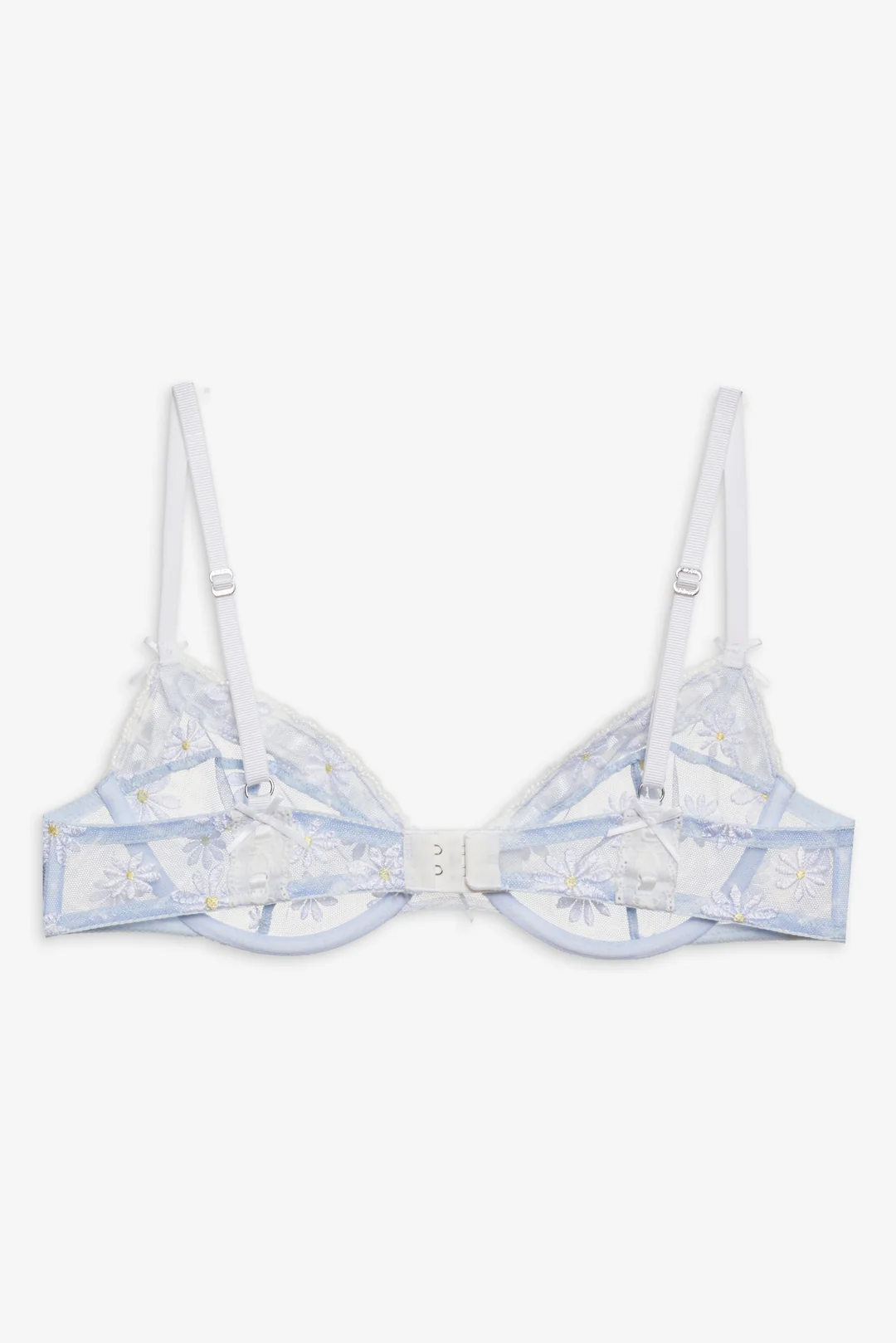 Dee Dee Daisy Underwire Bra — Blue