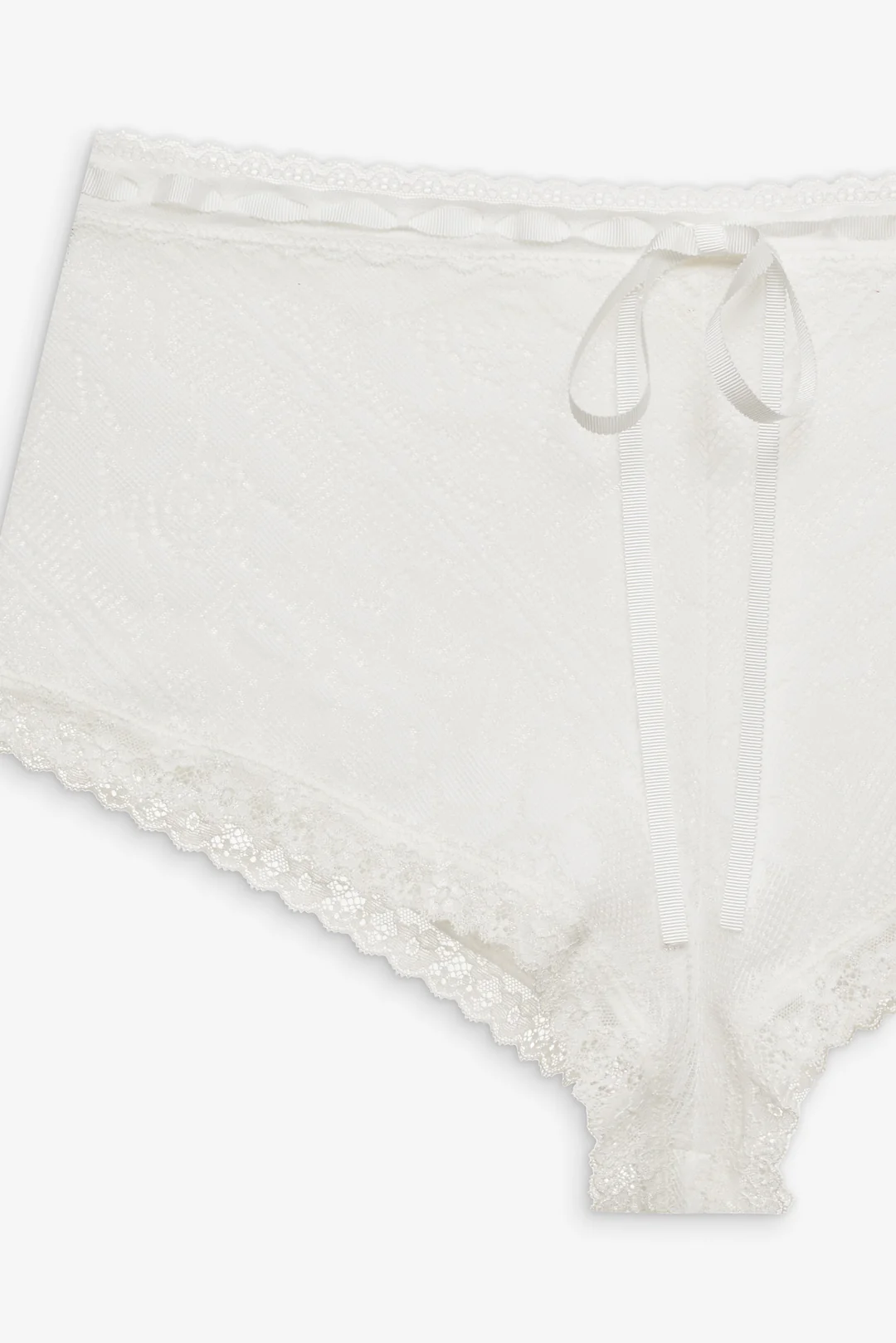 Antique Store Lace Shorts — White