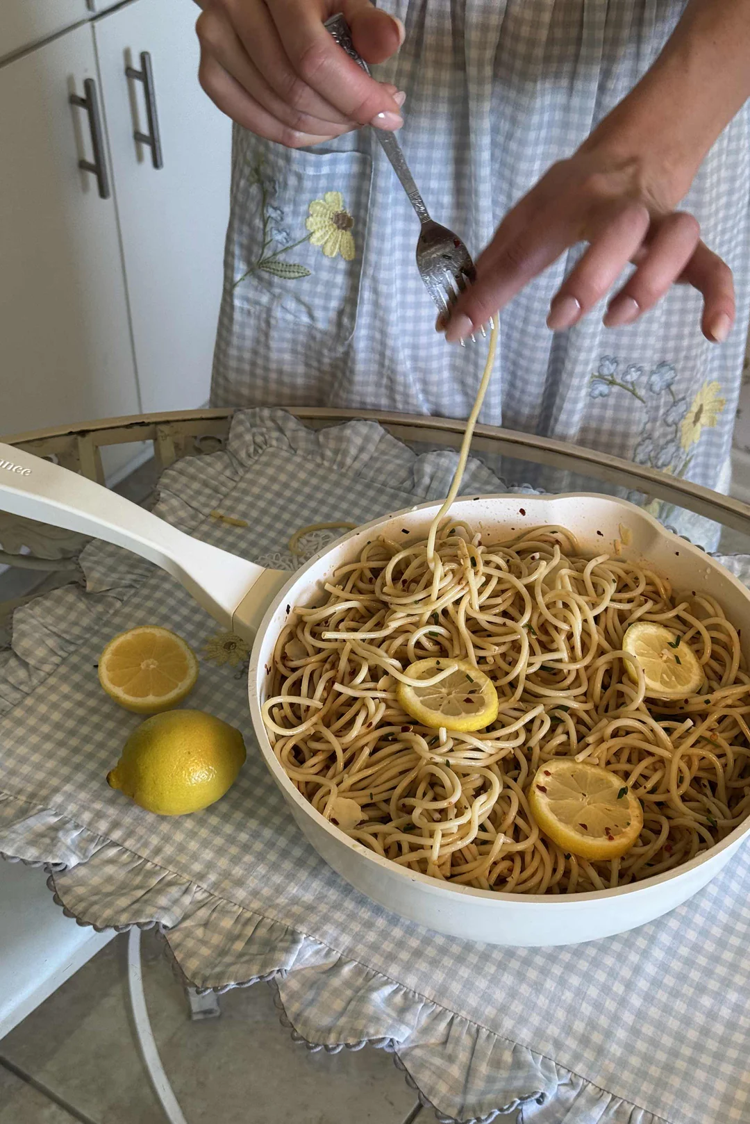 11" Fry Pan x For Love & Lemons — Ivory