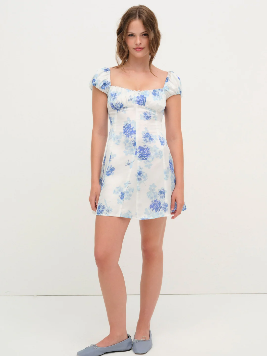 Antonia Mini Dress — Blue 3 Antonia Mini Dress — Blue