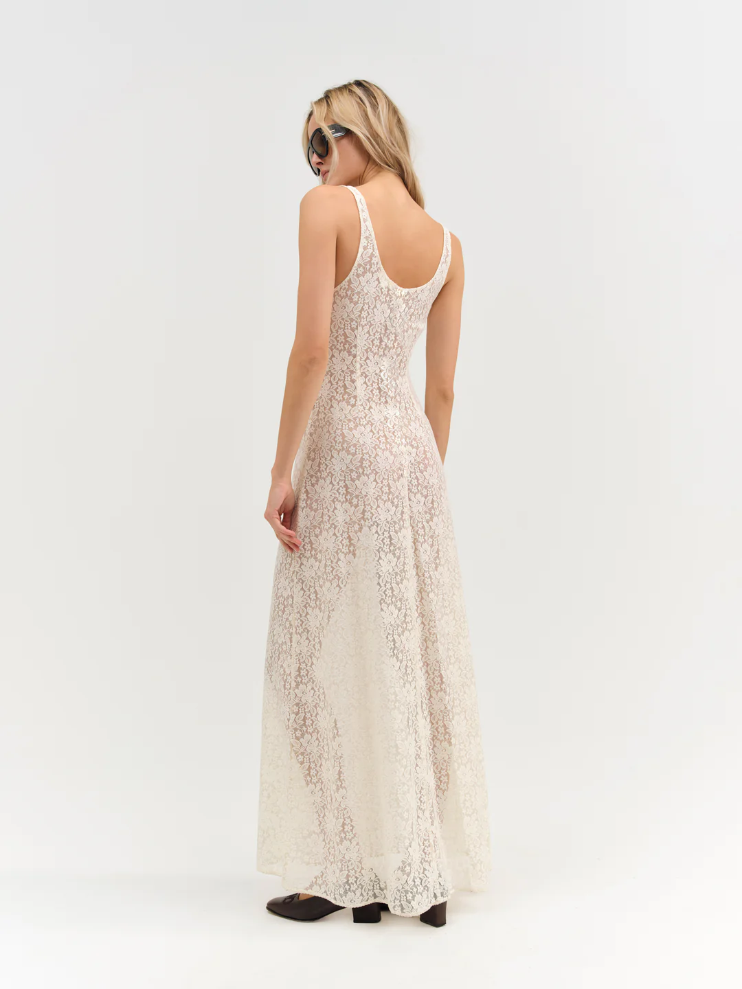 Ella Lace Maxi Dress — Cream 3 Ella Lace Maxi Dress — Cream