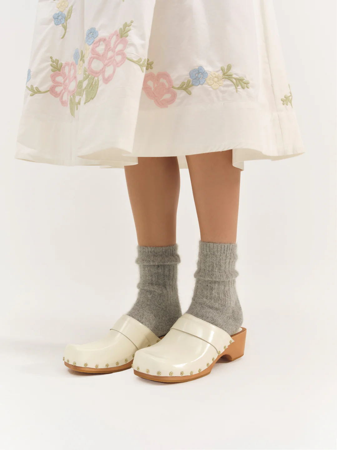 Adahlia Clog — Cream 6 Adahlia Clog — Cream