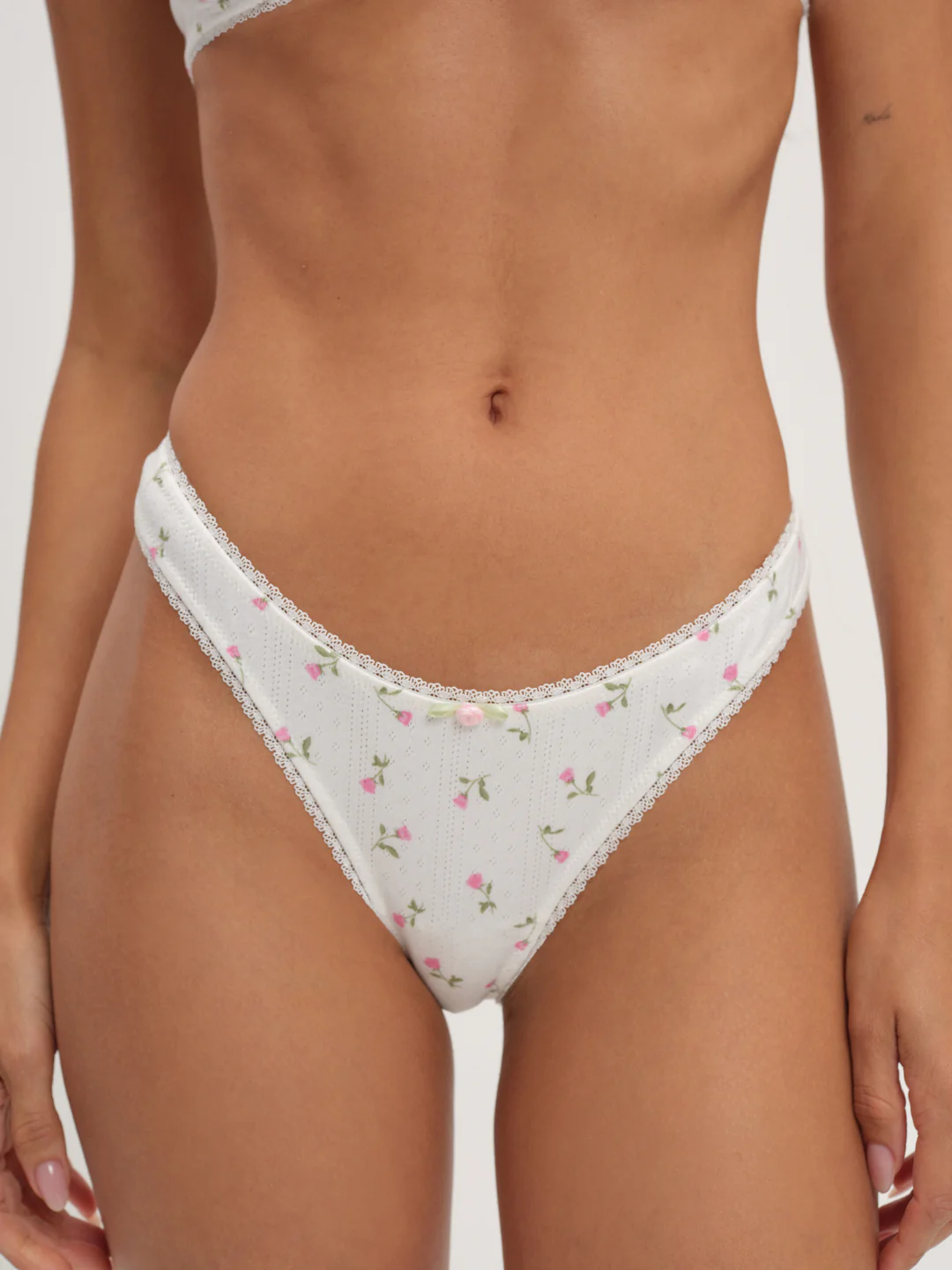 Elliana Thong Panty — White