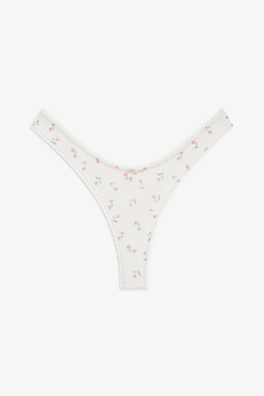 Elliana Thong Panty — White 4 Elliana Thong Panty — White