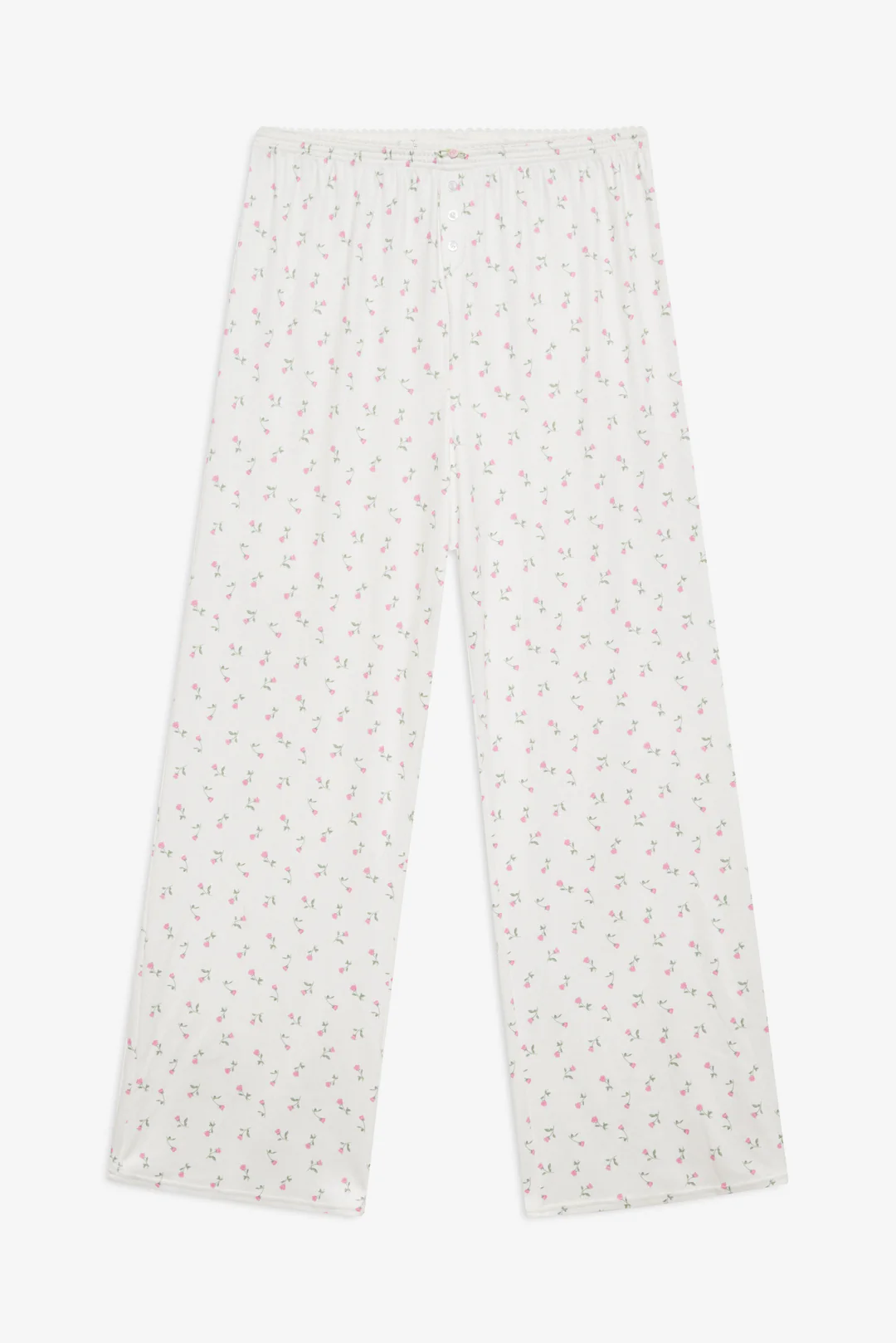 Elliana Wide Leg Pant — White 4 Elliana Wide Leg Pant — White