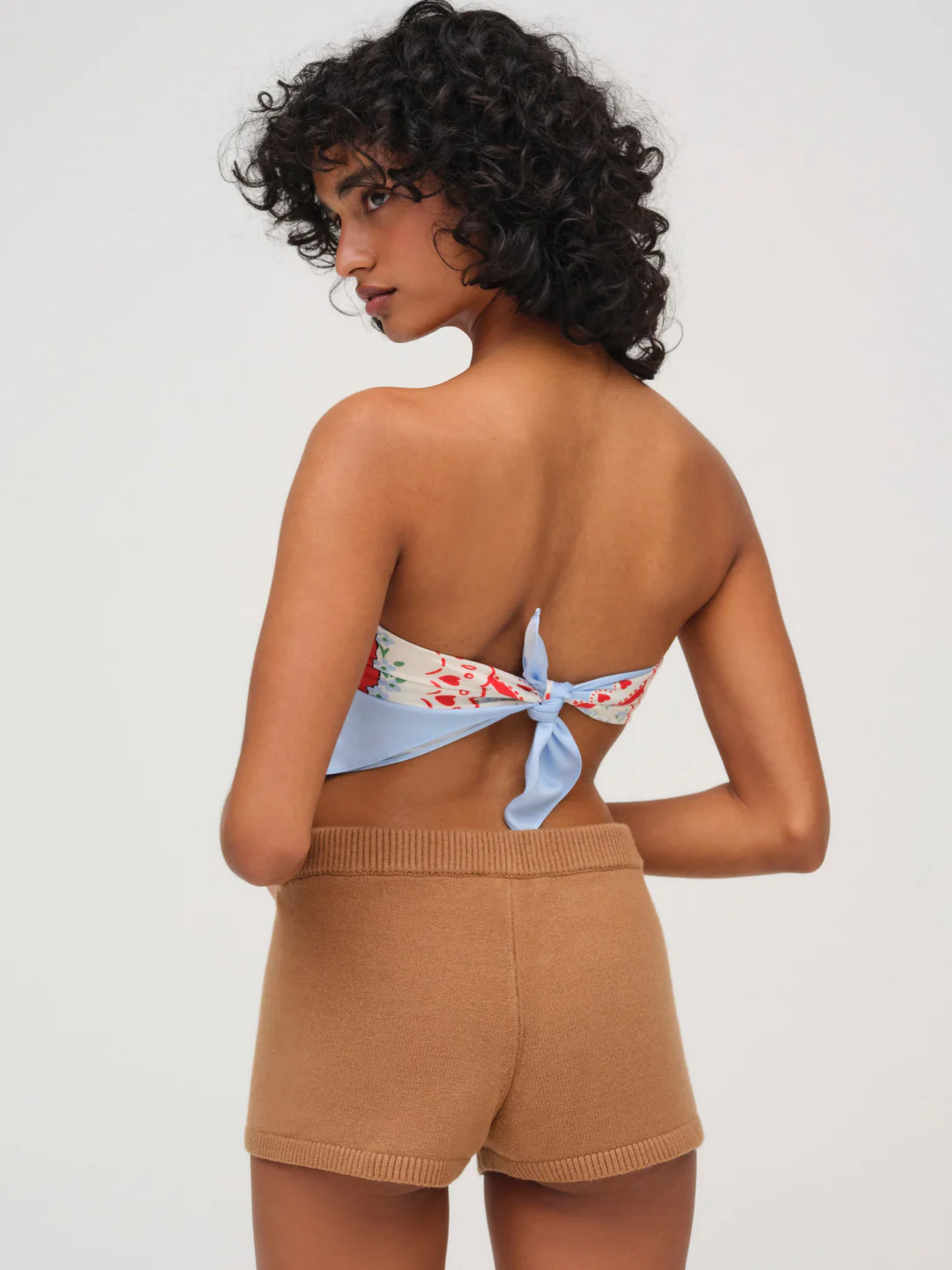 Ellie Knit Short — CAMEL