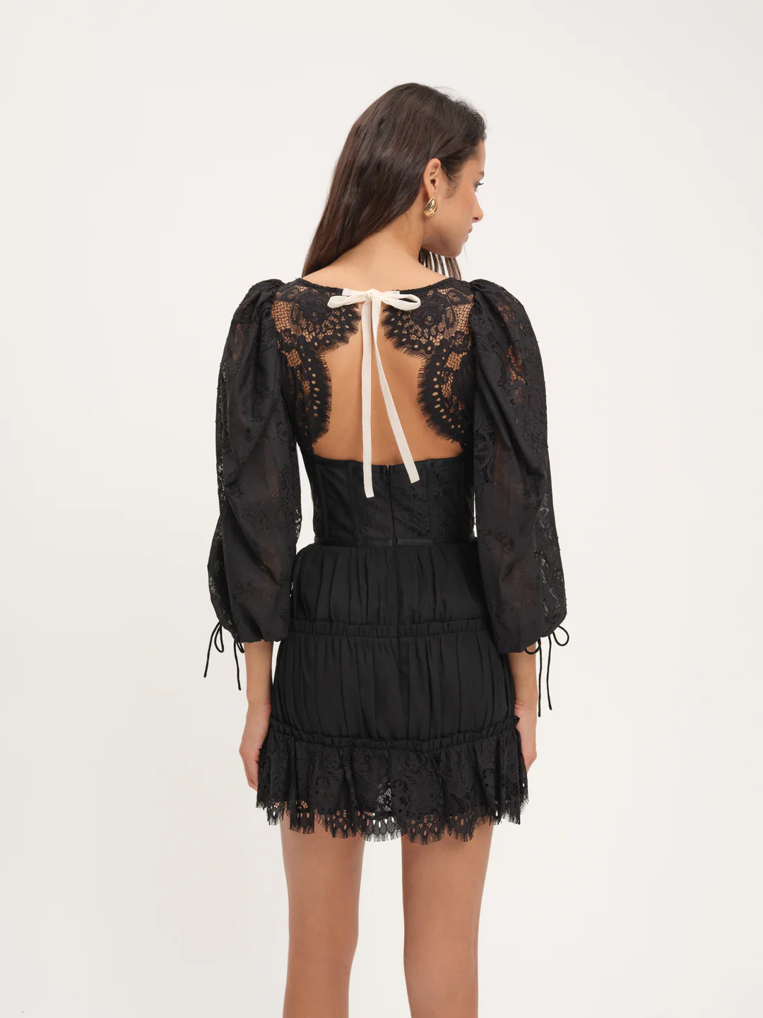 Ellis Mini Dress — Black