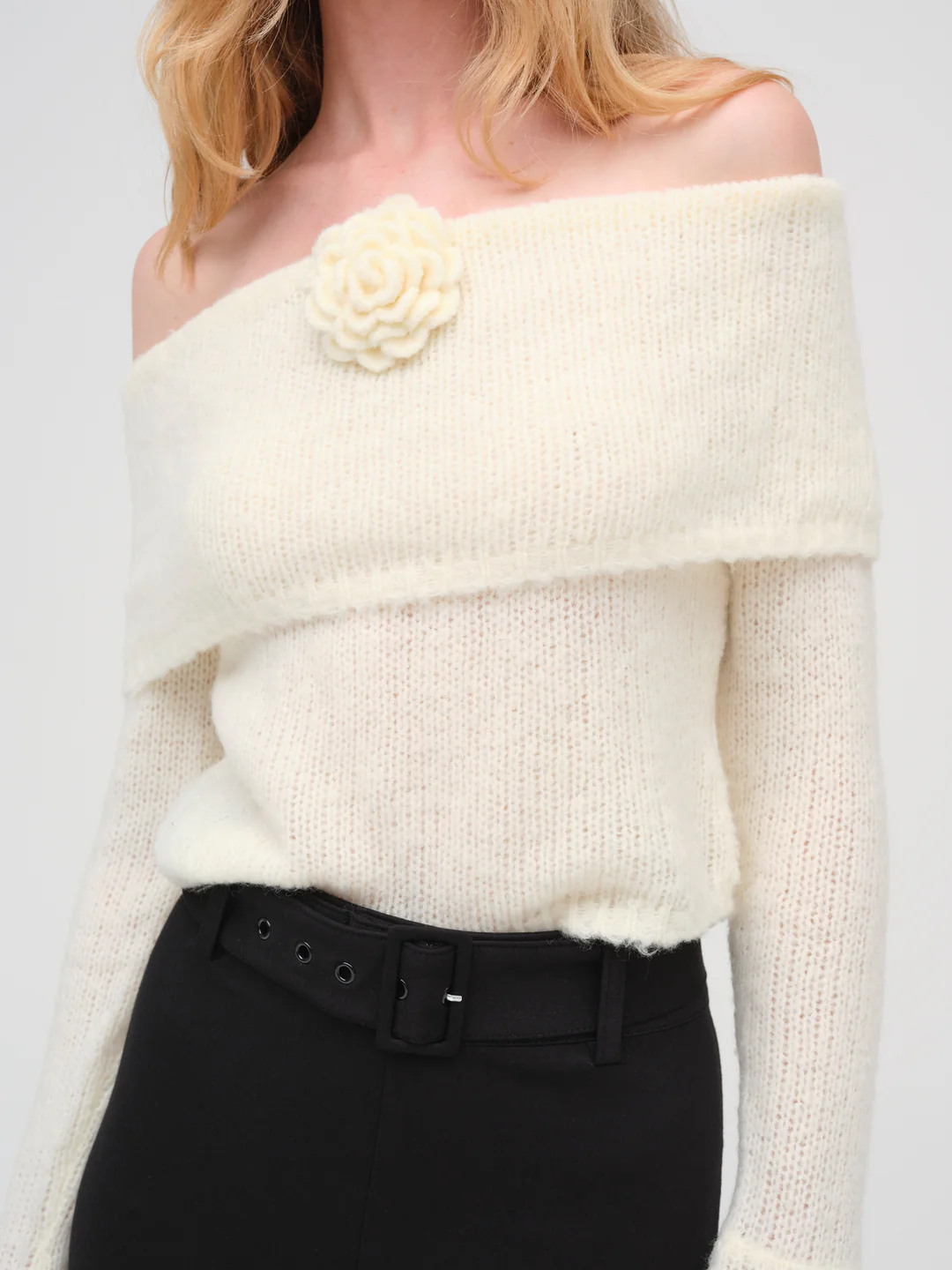 Aspen Knit Top — Cream 4 Aspen Knit Top — Cream