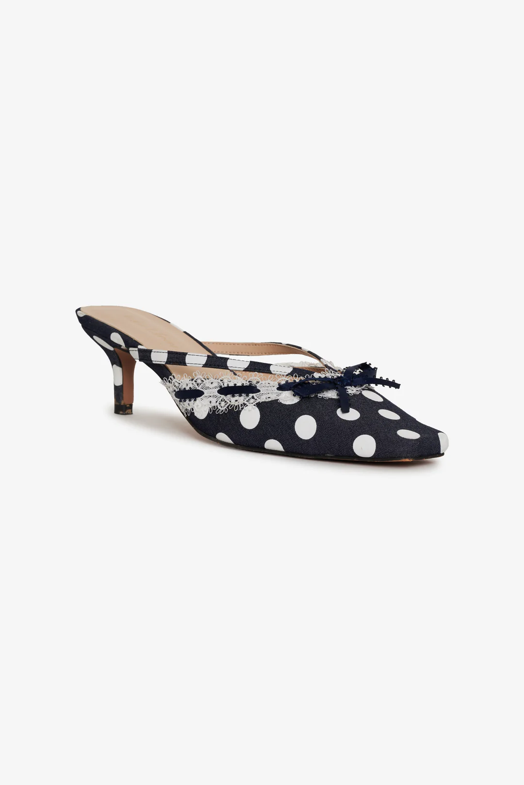 Audrey Heel Navy — Navy