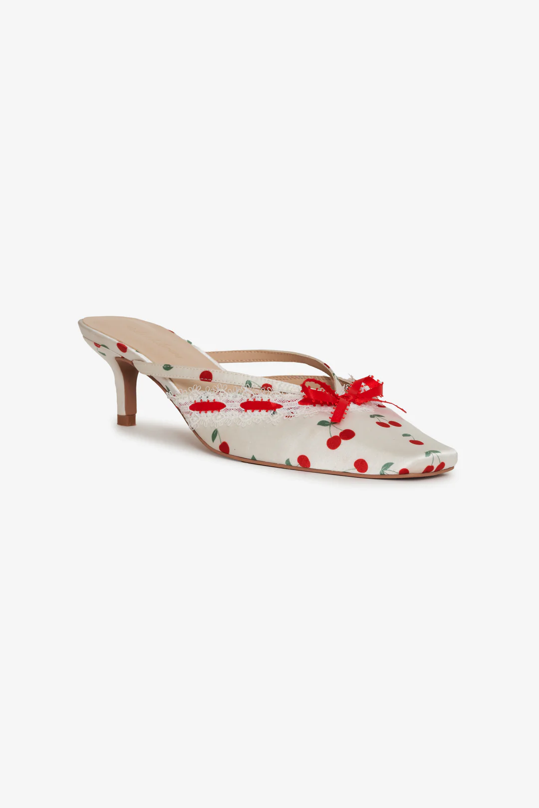 Audrey Heel White — White