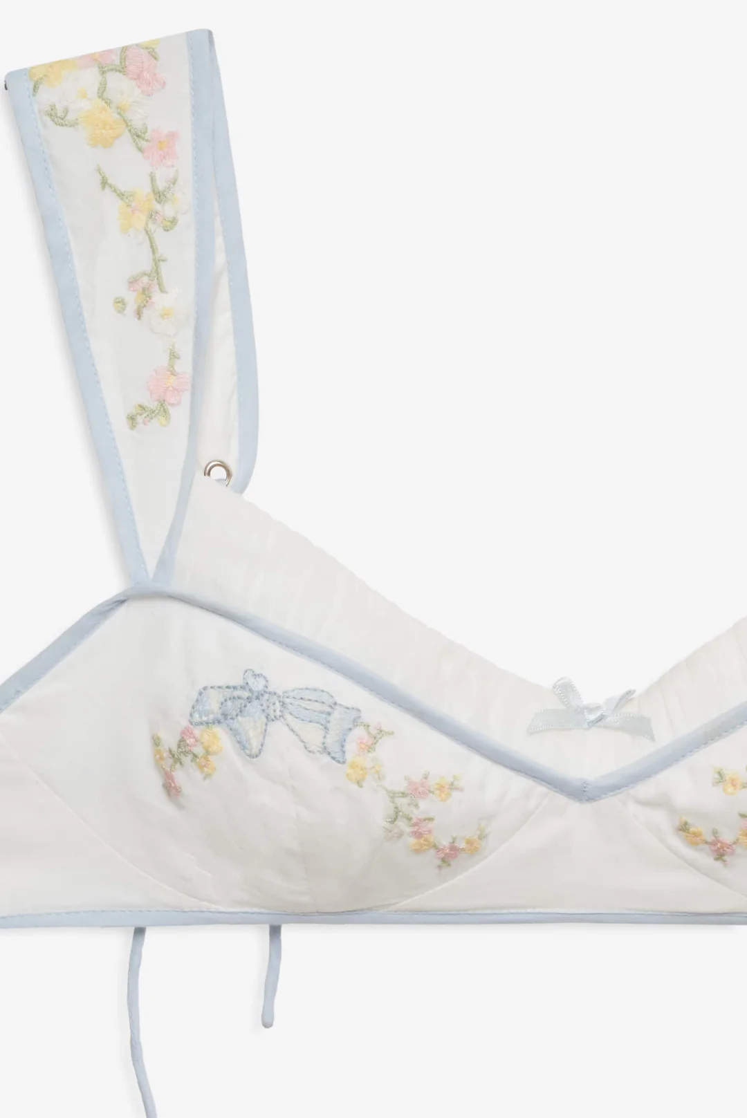 Baby Bows Bra Top — White 6 Baby Bows Bra Top — White