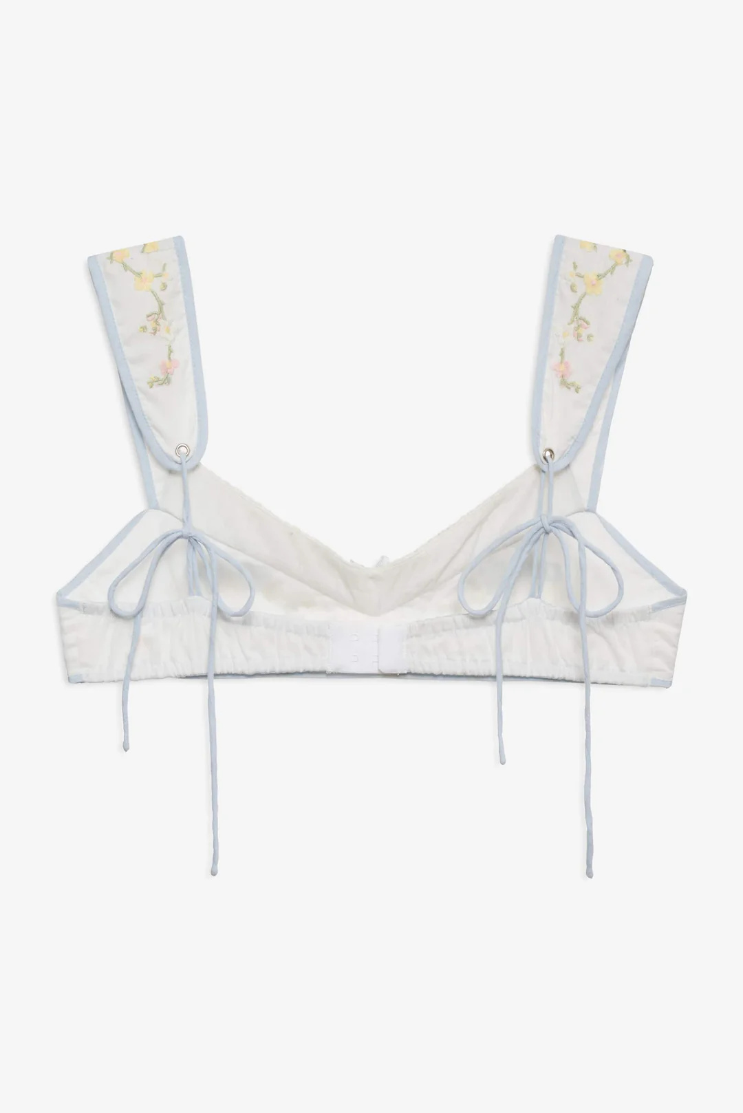 Baby Bows Bra Top — White 7 Baby Bows Bra Top — White