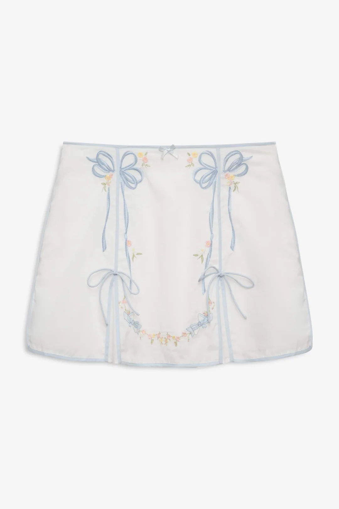 Baby Bows Skirt — White 4 Baby Bows Skirt — White
