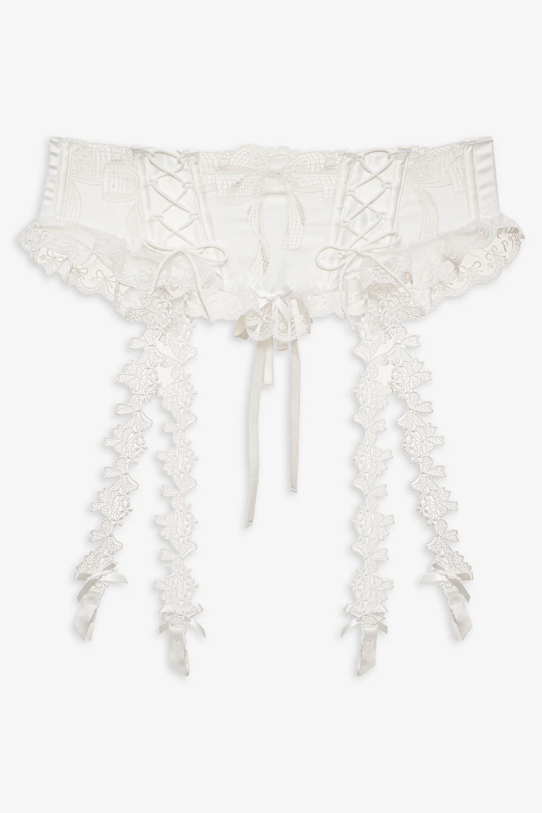 Beau Garter — White 5 Beau Garter — White