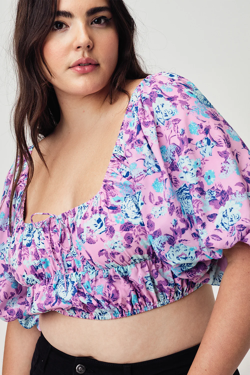 Belize Crop Top — Purple