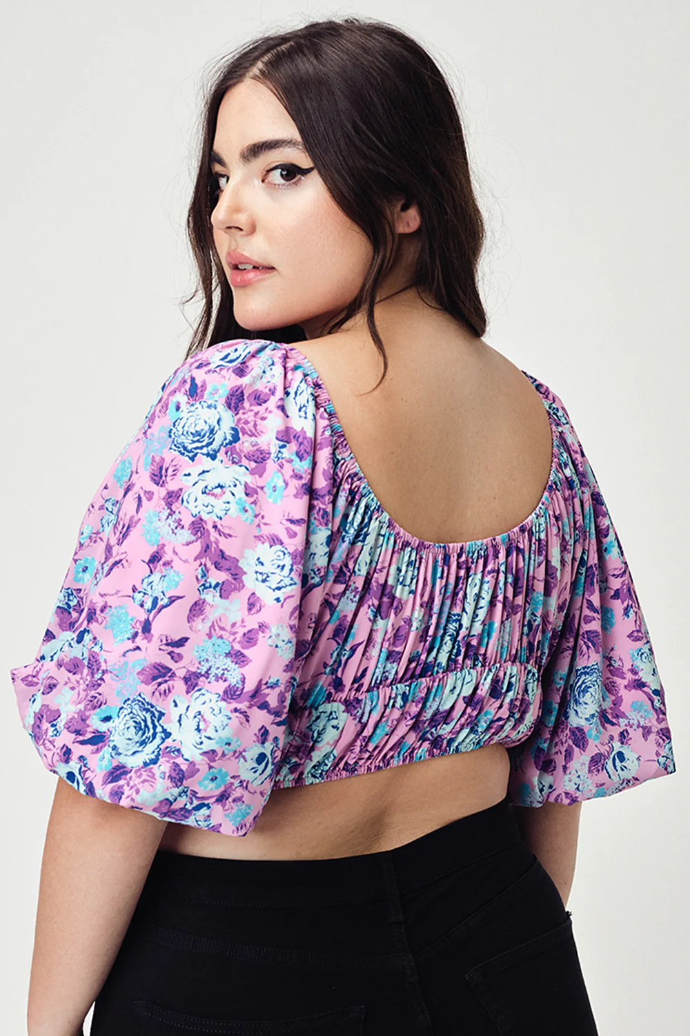 Belize Crop Top — Purple
